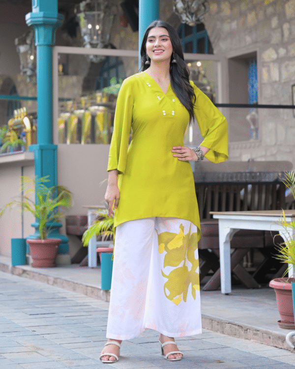 Citrus Bloom Designer Co-ord Set